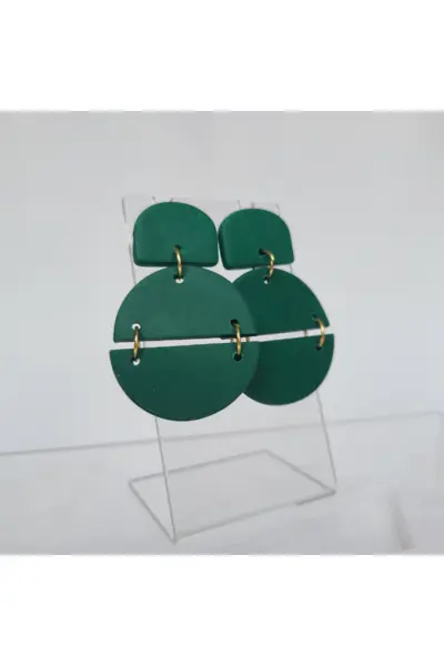 Circulo Dividido Verde Pino