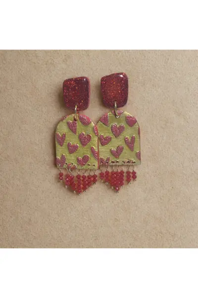 Corazones Rojos con Dorado